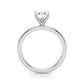 Contemporary Burnish Engagement Ring