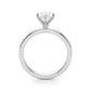 Contemporary Burnish Engagement Ring