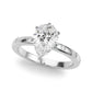 Contemporary Burnish Engagement Ring