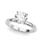 Contemporary Burnish Engagement Ring