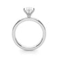 Channel Set Baguette Engagement Ring