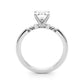 Beaded & Bezel Set Engagement Ring