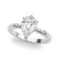 Beaded & Bezel Set Engagement Ring