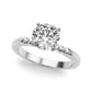 Beaded & Bezel Set Engagement Ring