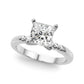 Beaded & Bezel Set Engagement Ring