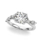 Marquise Accented Contemporary Engagement Ring