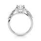 Marquise Accented Contemporary Engagement Ring