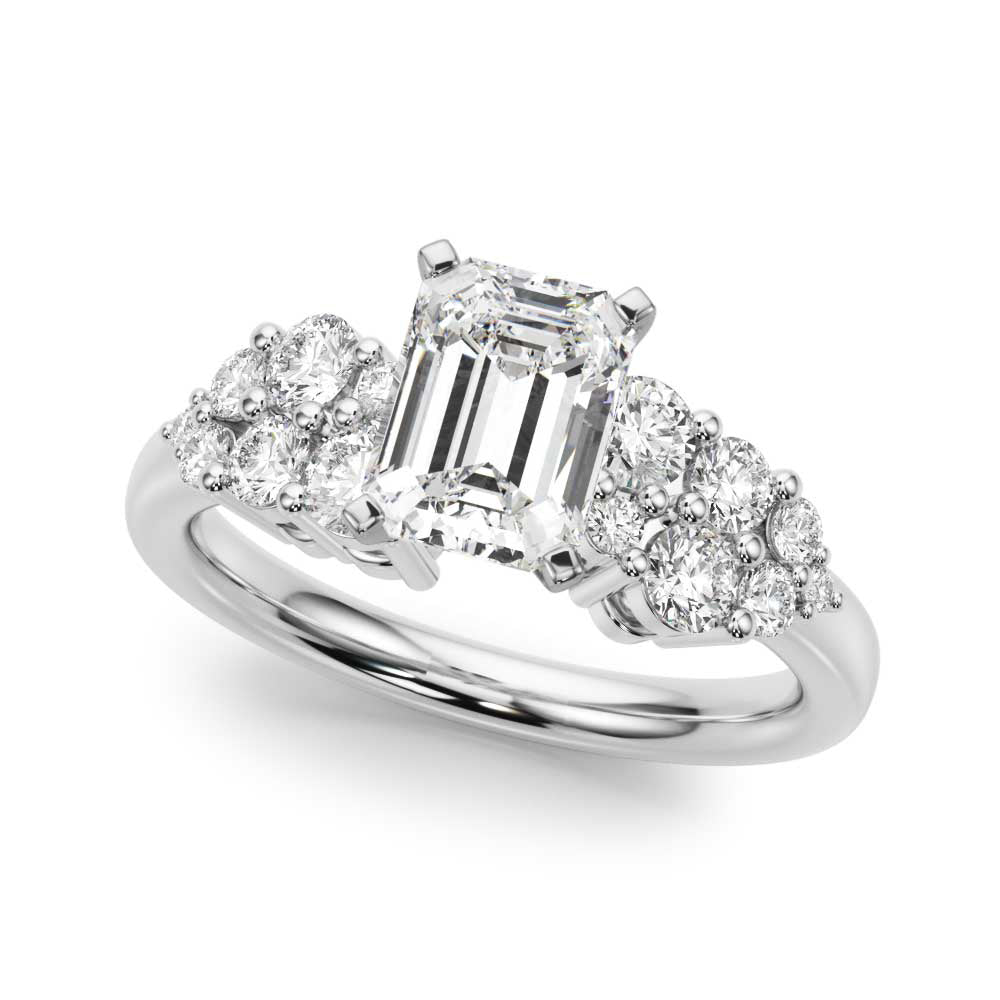 Cluster Engagement Ring