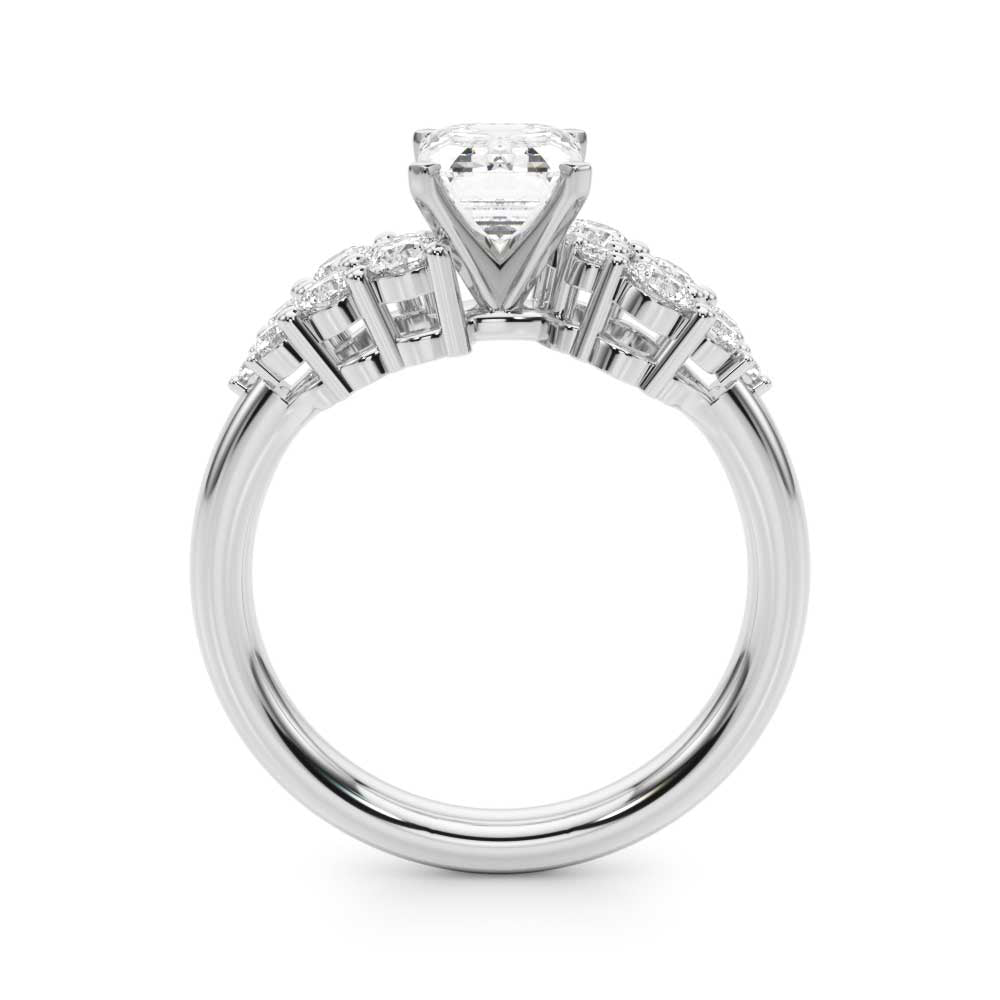 Cluster Engagement Ring