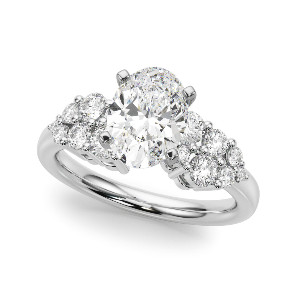 Cluster Engagement Ring