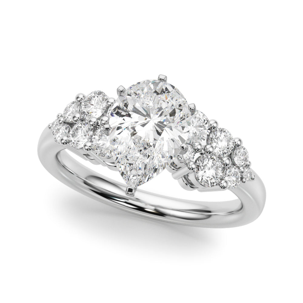 Cluster Engagement Ring