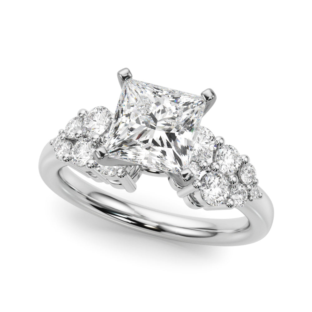 Cluster Engagement Ring