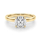 Contemporary Solitaire Engagement Ring