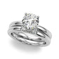 Contemporary Solitaire Engagement Ring