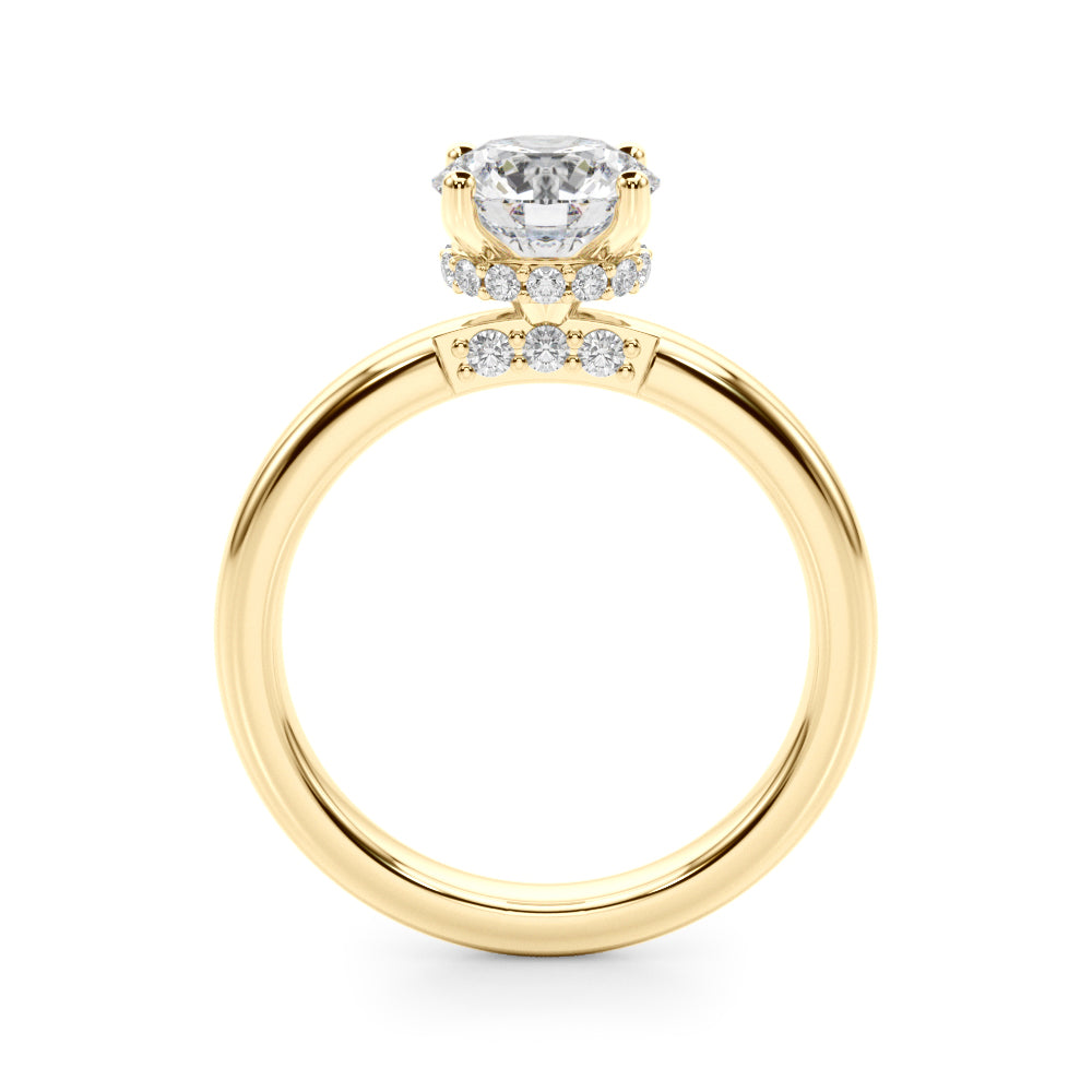 Contemporary Solitaire Engagement Ring