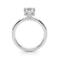 Contemporary Solitaire Engagement Ring