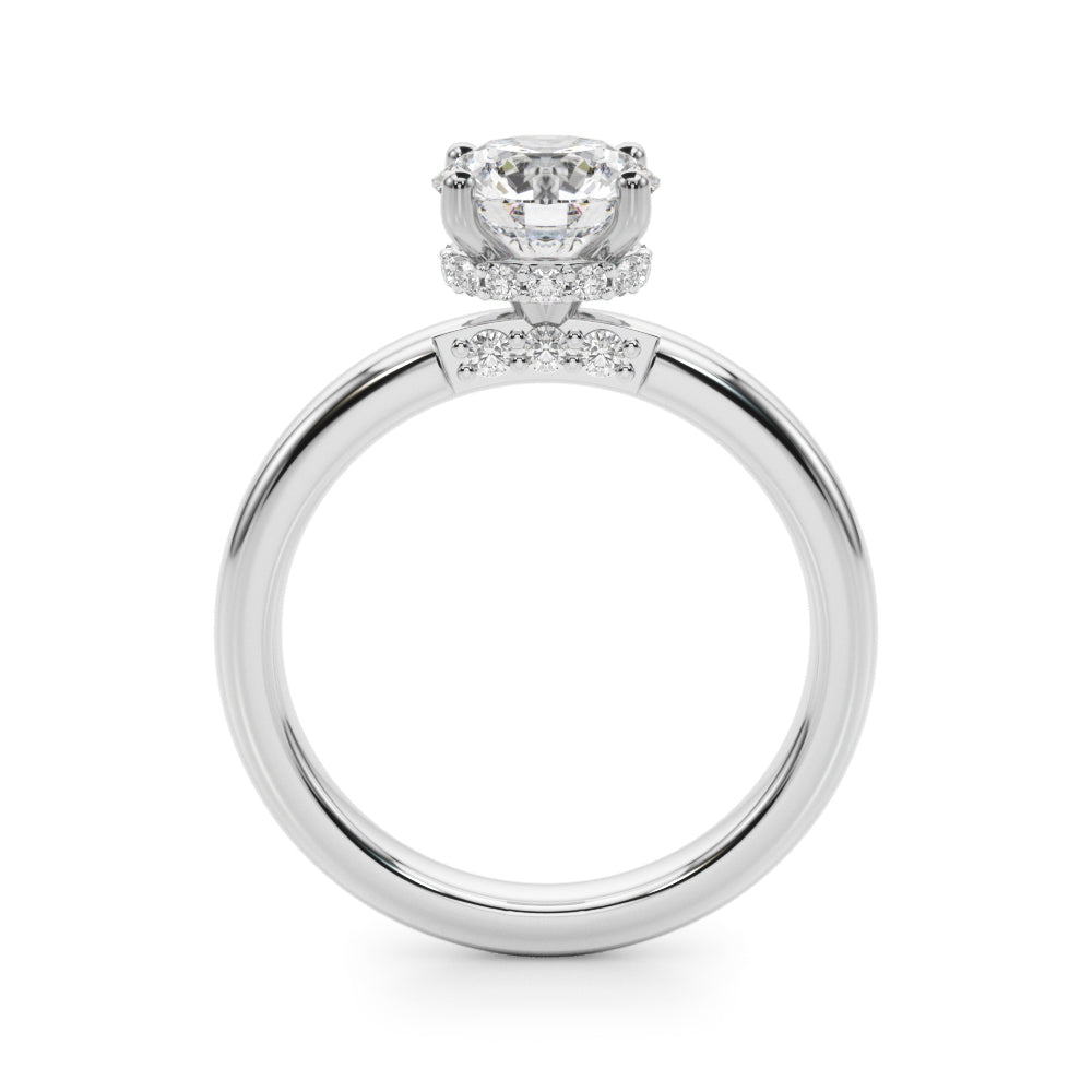 Contemporary Solitaire Engagement Ring