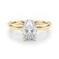 Solitaire Oval Engagement Ring