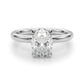 Solitaire Oval Engagement Ring