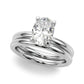Solitaire Oval Engagement Ring