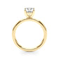 Solitaire Oval Engagement Ring