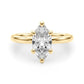 Solitaire Marquise Engagement Ring