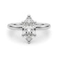 Solitaire Marquise Engagement Ring