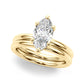 Solitaire Marquise Engagement Ring