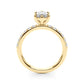 Single Row Marquise Engagement Ring