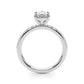 Single Row Marquise Engagement Ring