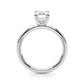 Solitaire Emerald Cut Engagement Ring
