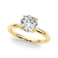 Solitaire Round Engagement Ring