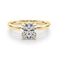 Solitaire Round Engagement Ring