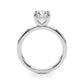 Solitaire Round Engagement Ring