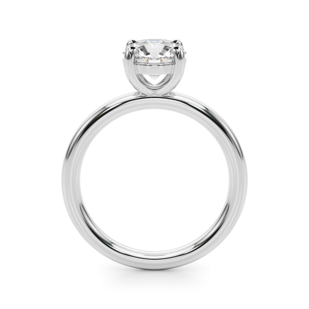 Solitaire Round Engagement Ring