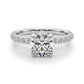 Single Row Round Engagement Ring