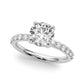 Single Row Round Engagement Ring