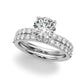 Single Row Round Engagement Ring