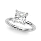 Solitaire Princess Cut Engagement Ring