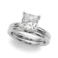 Solitaire Princess Cut Engagement Ring