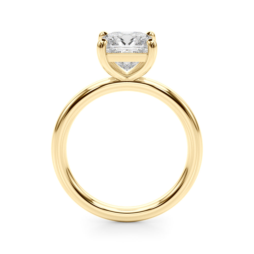 Solitaire Princess Cut Engagement Ring