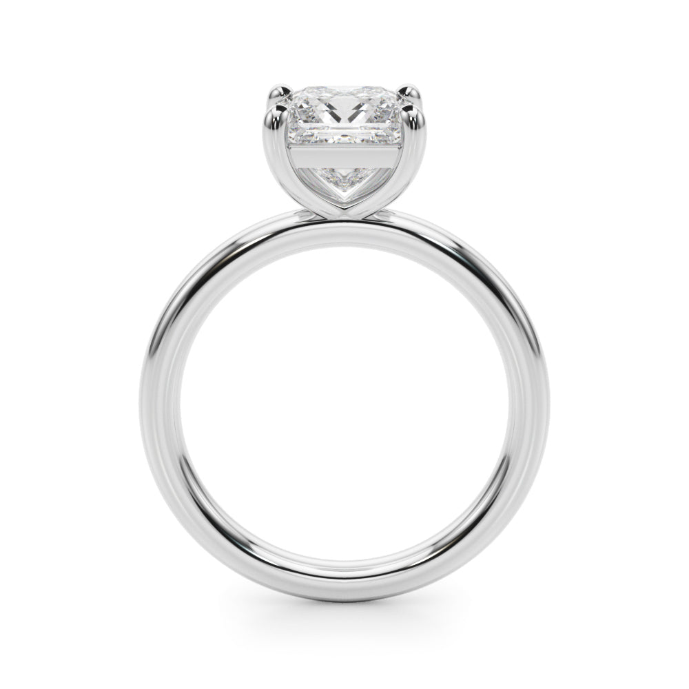 Solitaire Princess Cut Engagement Ring