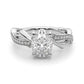 Nature Inspired Oval Engagement Ring