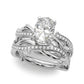 Nature Inspired Oval Engagement Ring