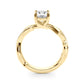 Nature Inspired Oval Engagement Ring