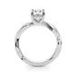 Nature Inspired Oval Engagement Ring