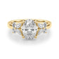 Floral Oval Engagement Ring