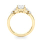 Floral Oval Engagement Ring
