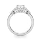 Floral Oval Engagement Ring