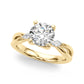 Round Split Shank Engagement Ring